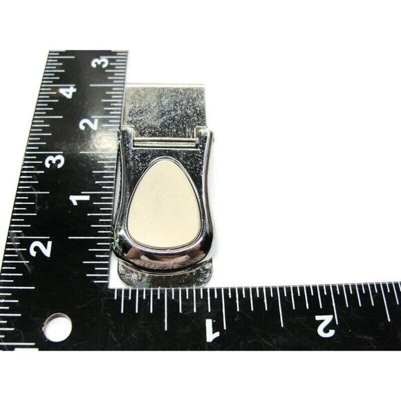 Money Clip Silver Tone Brushed Stainless Steel Wallet Credit Card Cash ID Holder - Picture 6 of 8